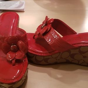 Coach Poppy Wedge Sandal